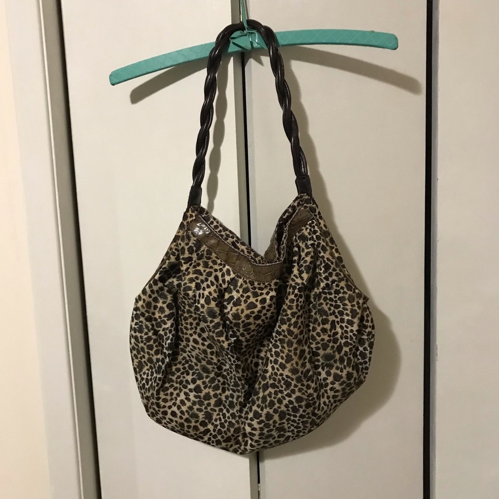 Ladies Animal Print Handbag/Purse Fabric Material